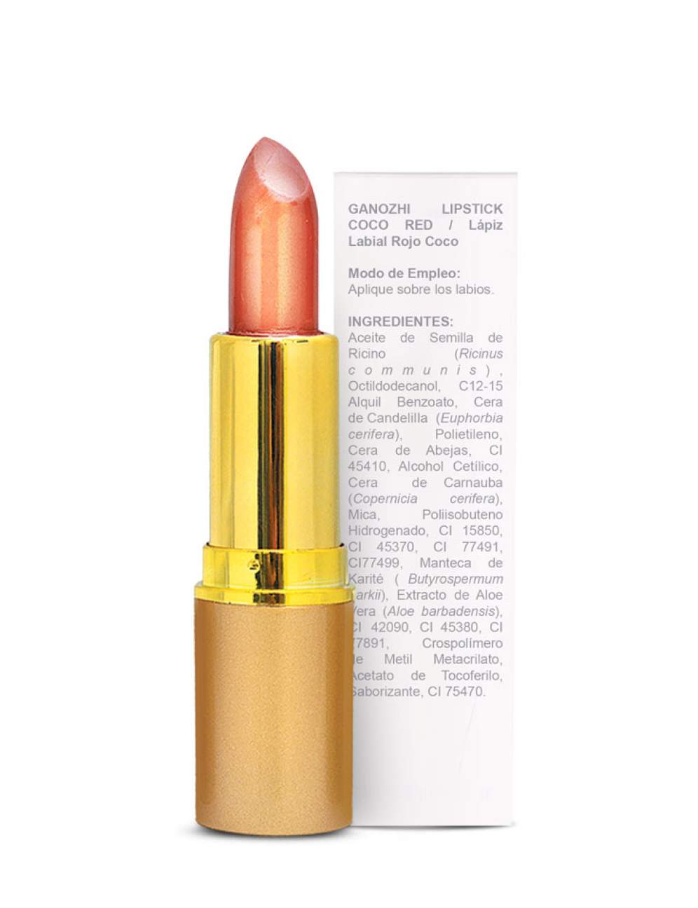 DXN Ganozhi Lipstick - Coco Red (Rojo Coco)